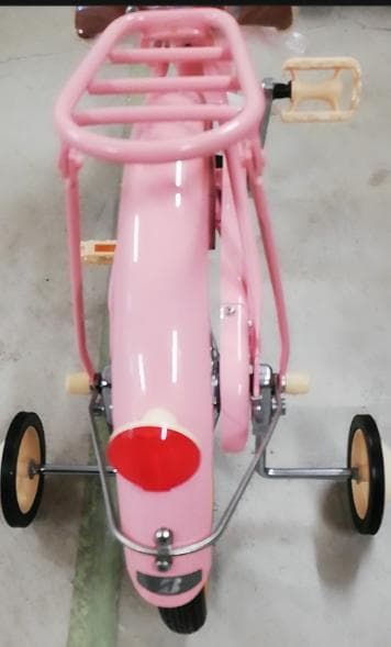 子供用自転車 ピンク 前カゴ付き16インチ ブリヂストン ハッチ