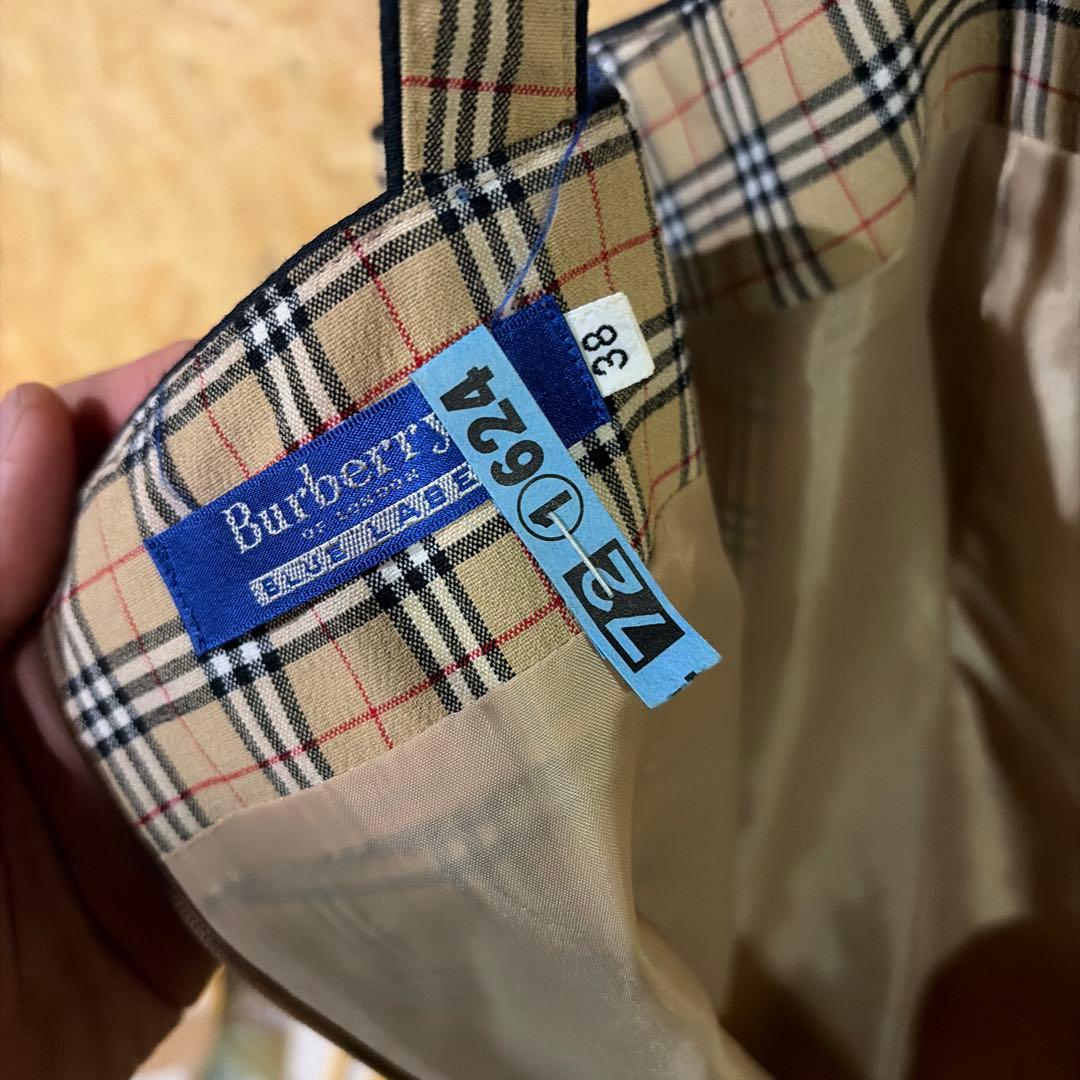 Burberry ブルーレーベル チェック ワンピースベージュ38size