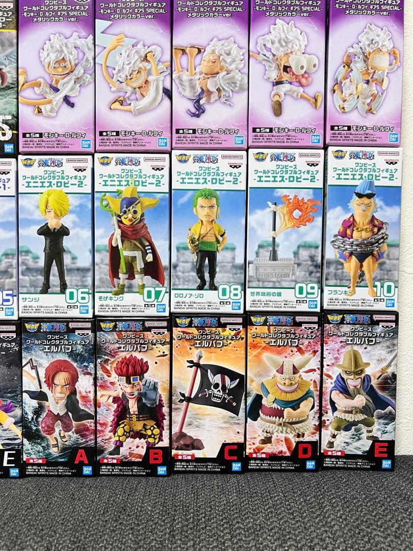 ワンピースワールドコレクタブルフィギュアWCF未開封品91個