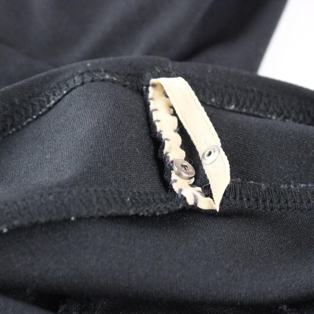 【美品 社交ダンス衣装】上下セット 黒 ブラック 無地 Sanline かわいい
