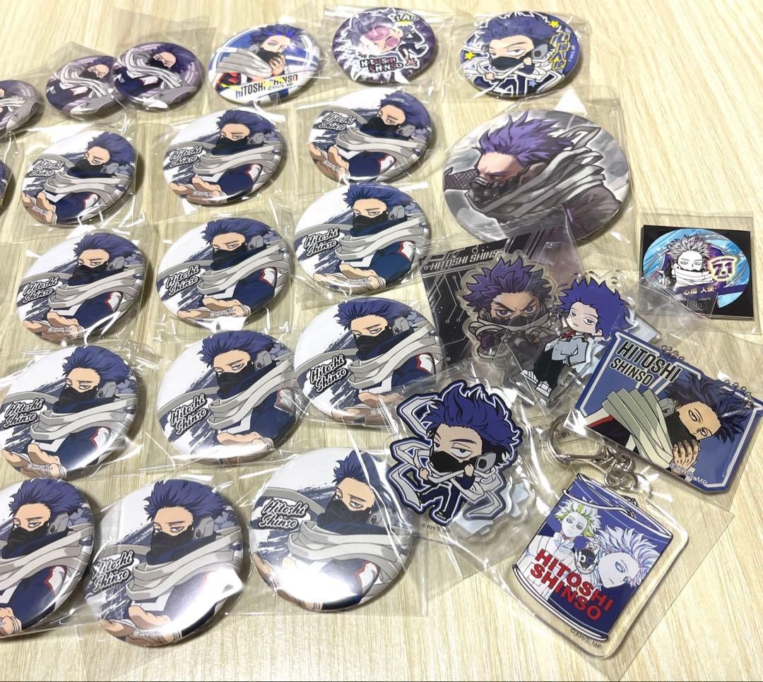僕のヒーローアカデミア 心操人使 缶バッジ アクキー バースデー おまけつき
