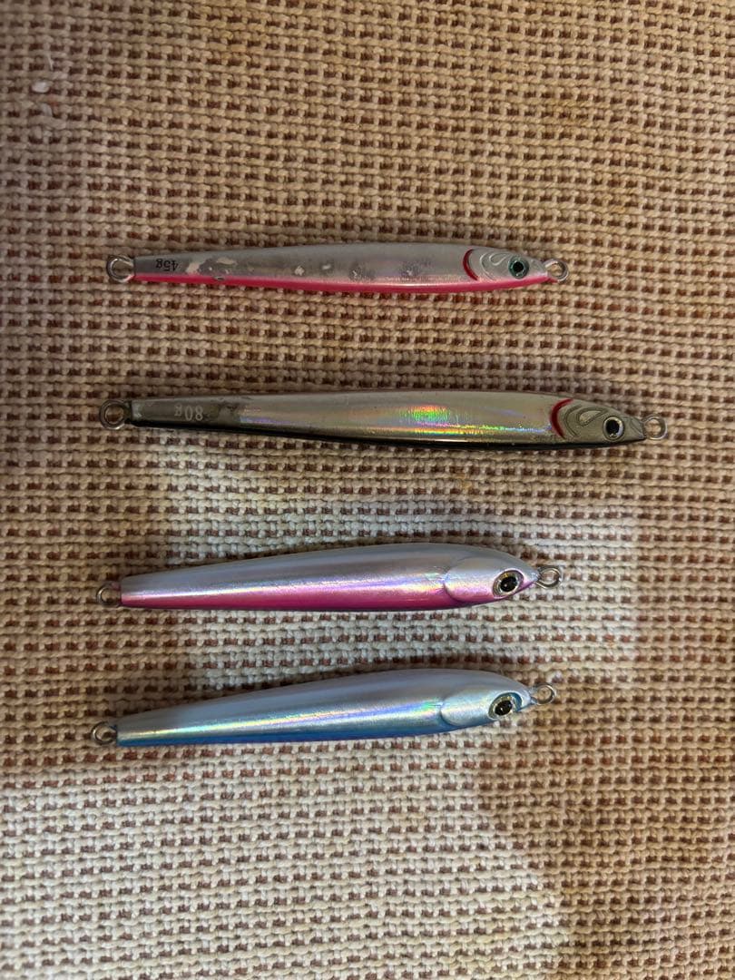 TGベイト　スリム　　スキルジグ　4本セット
