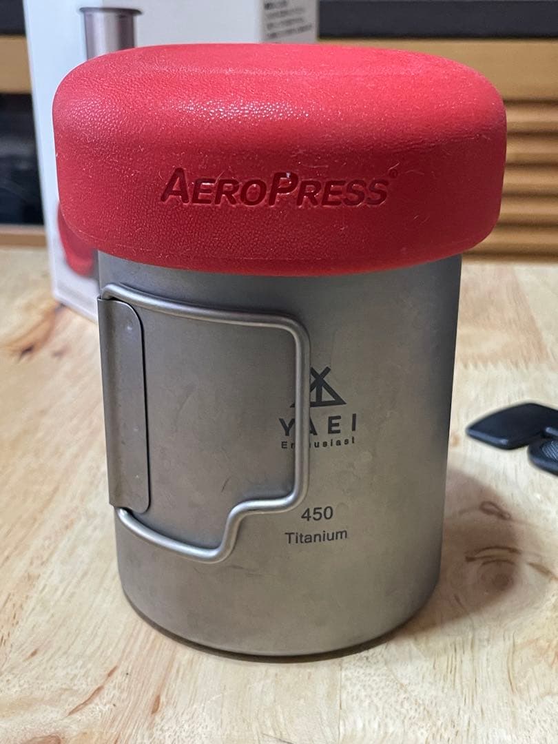 エアロプレスゴー　エスビット　アルコールストーブ　YAEI チタンマグセット