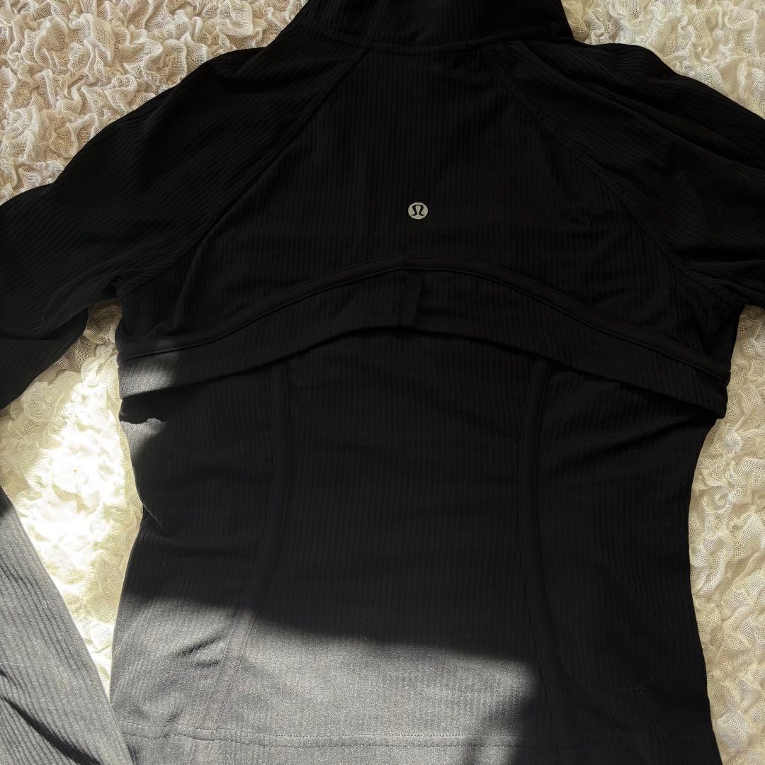 lululemonルルレモン define フルジップリブクロップジャケット
