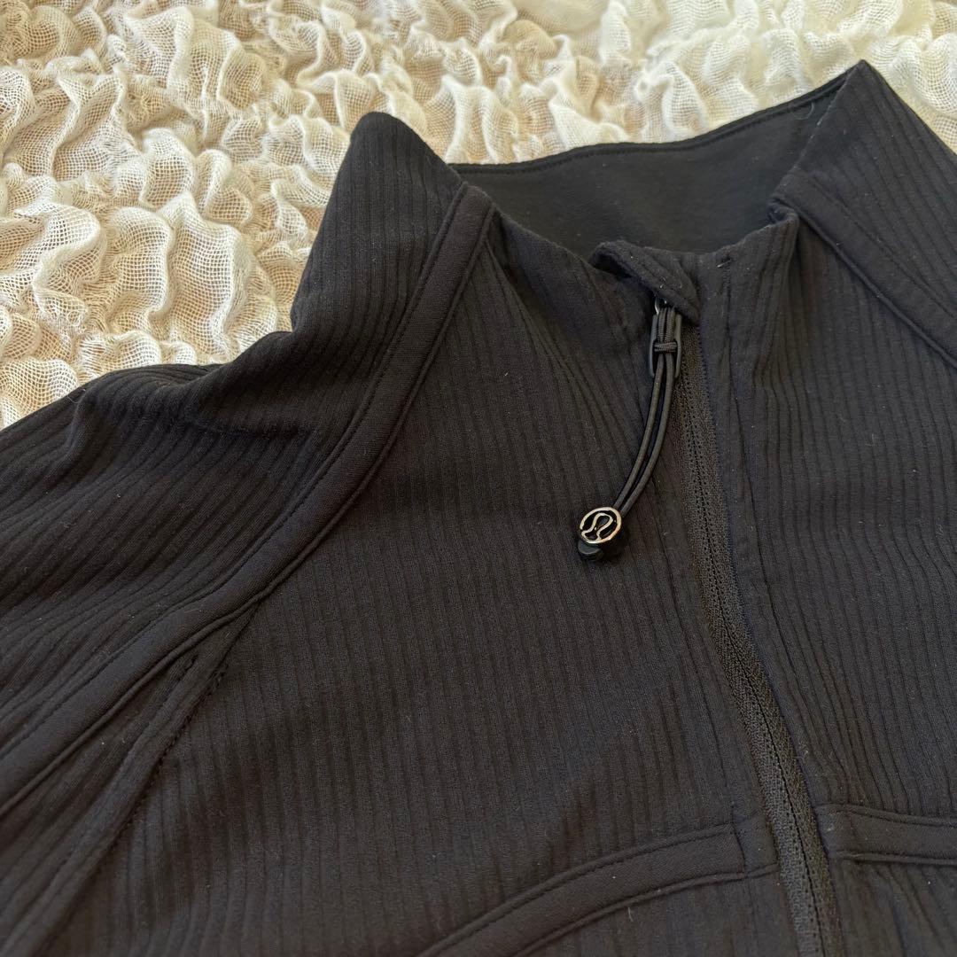 lululemonルルレモン define フルジップリブクロップジャケット