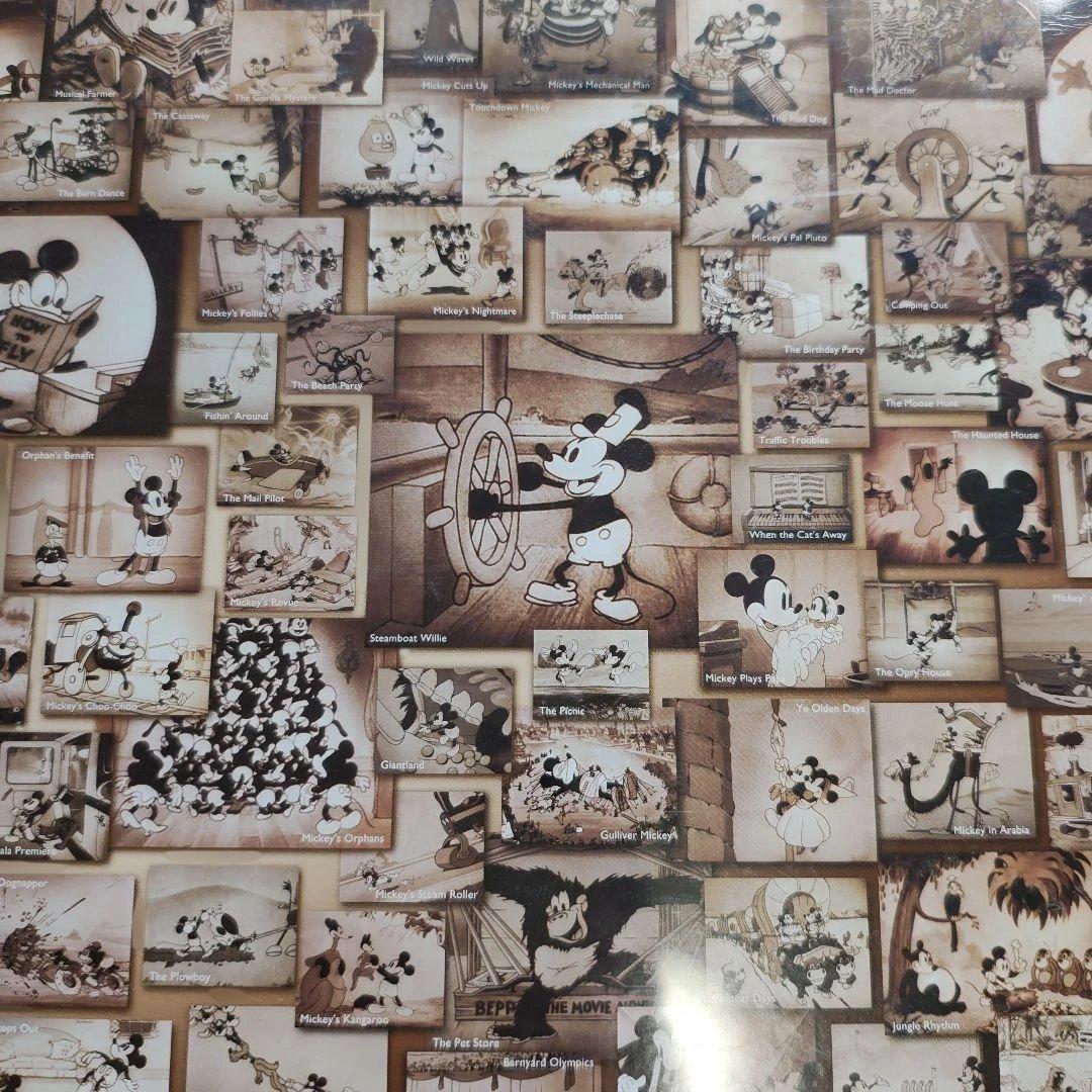 Disney ミッキー モノクロ フィルム コレクション パズル 1000