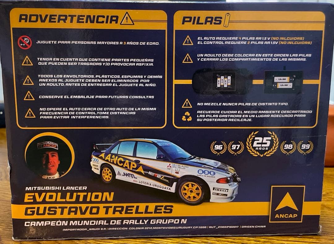 ミニカー ANCAP Mitsubishi Lancer Evolution 1/20