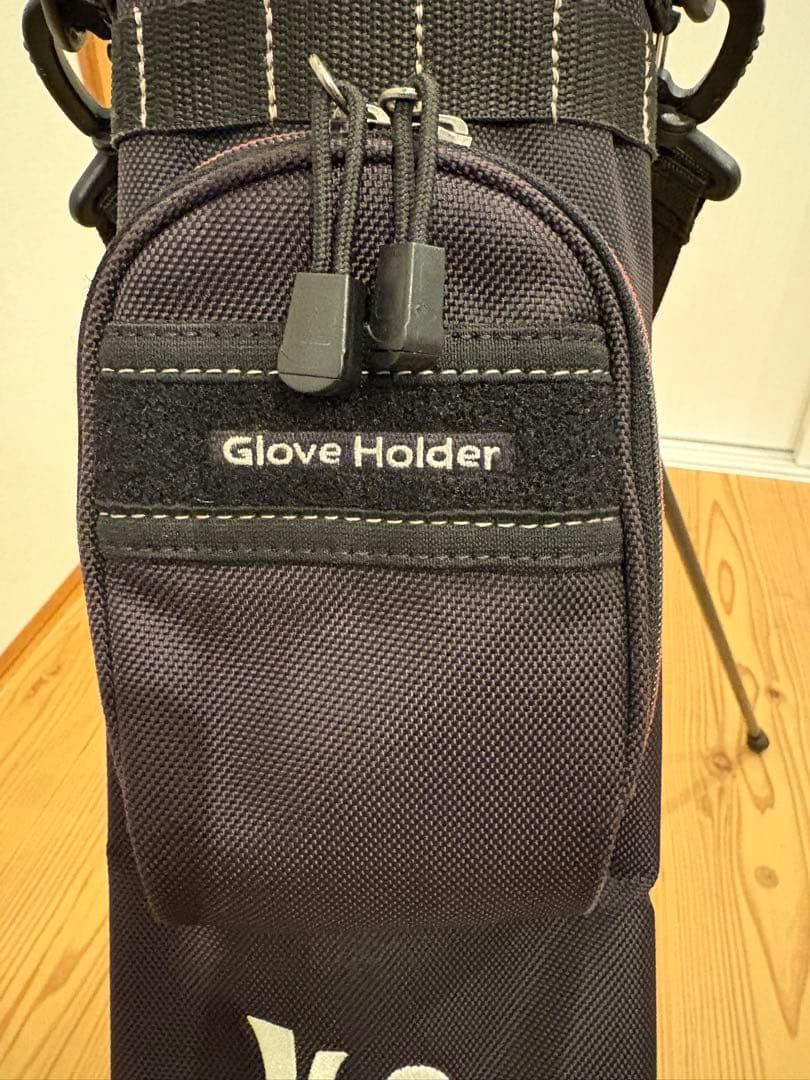 Srixon スタンドバッグ 黒 グローブホルダー付き