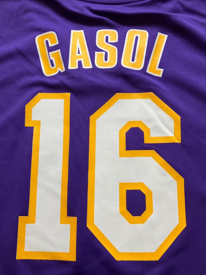 【希少品】 NBA パウ・ガソル LAKERS レイカーズ ユニフォーム　美品