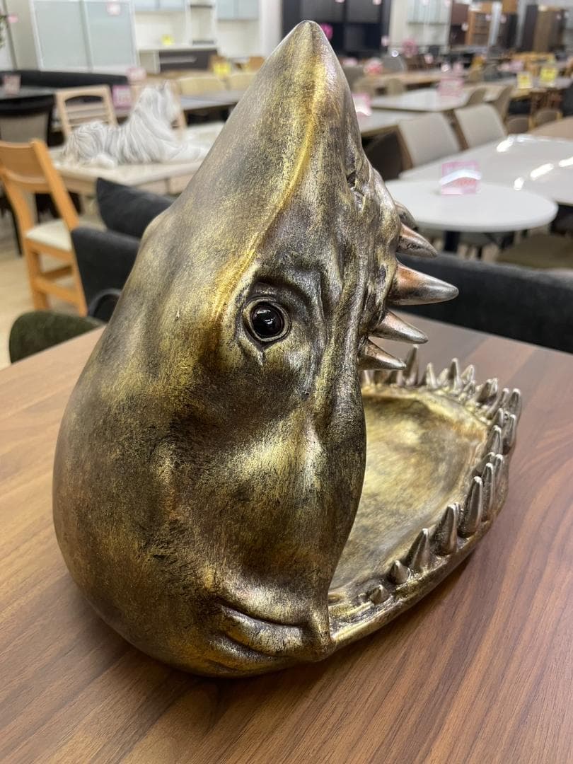 ジョーズ　サメ　小物入れ　灰皿　トレー　インダストリアル　シャーク　JAWS