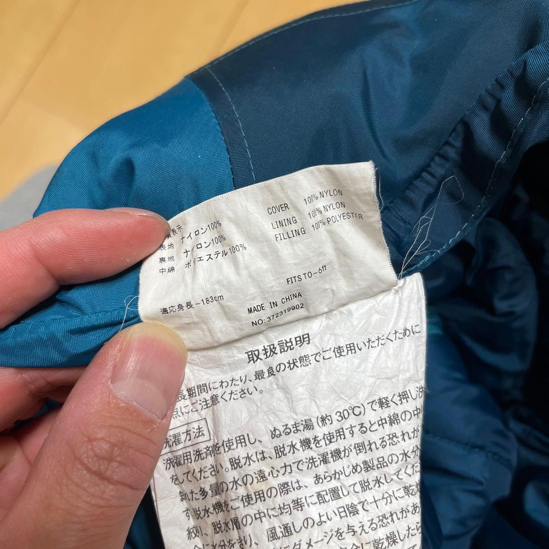 mont-bell 寝袋spiral hollow bag#3スリーピングバッグ