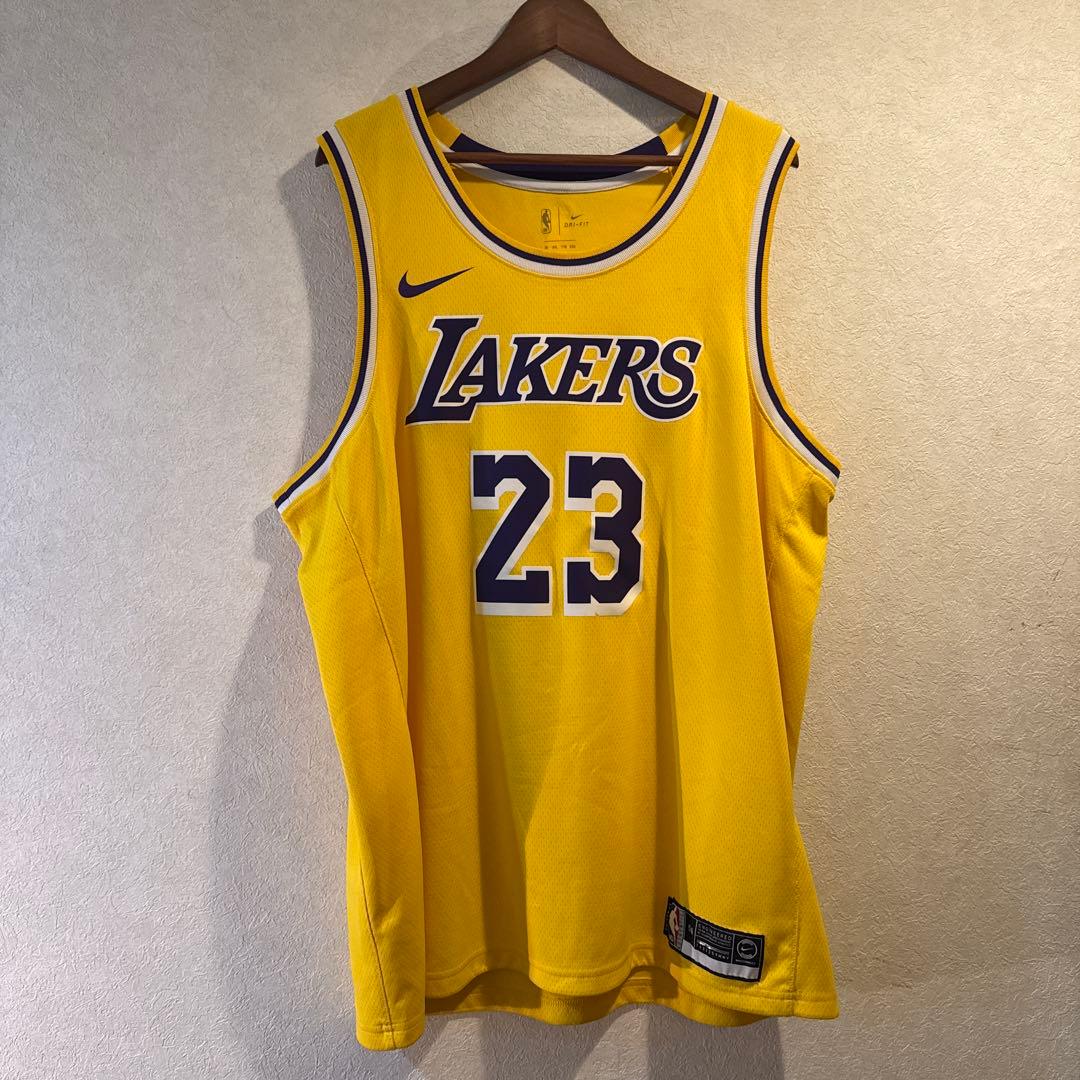 レア NBA レブロン ジェームズ レイカーズ ユニフォーム 刺繍 サイン