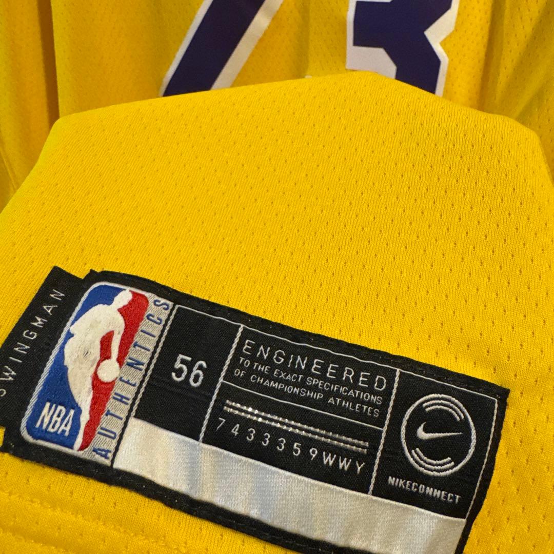 レア NBA レブロン ジェームズ レイカーズ ユニフォーム 刺繍 サイン