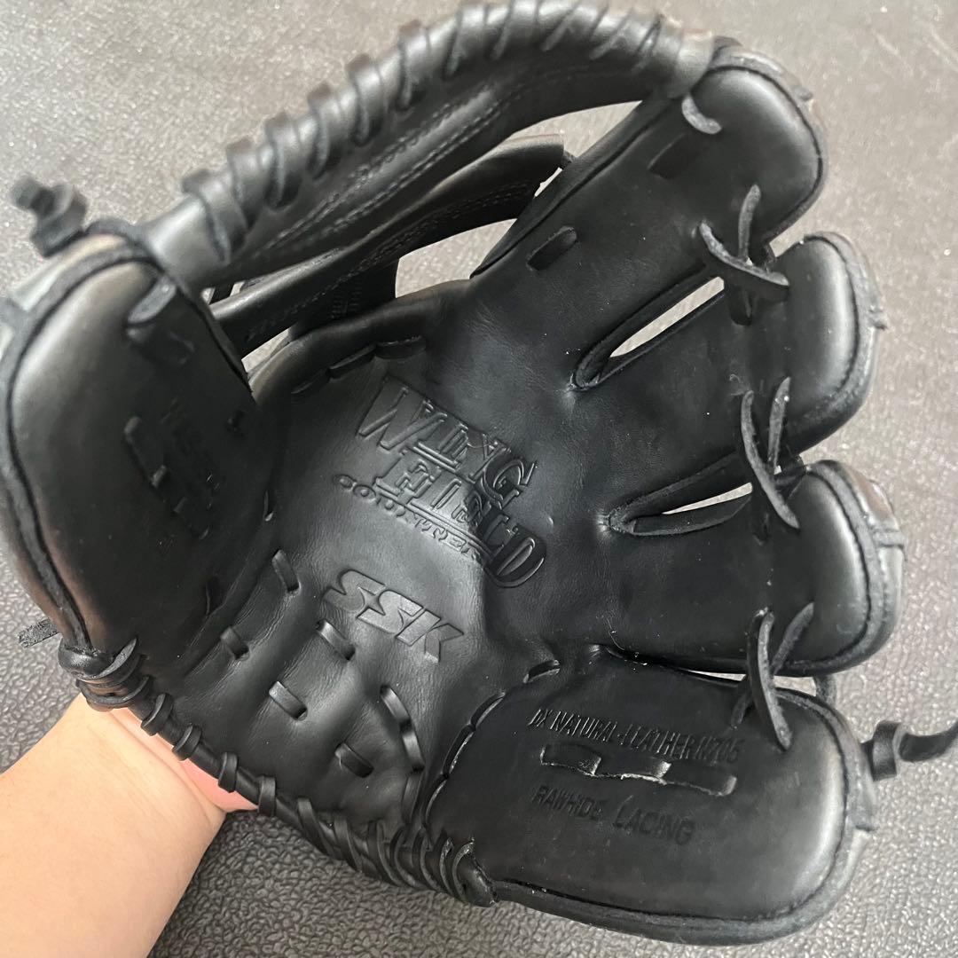 SSK 大人用 軟式 硬式不明 グローブ 状態は良好 硬いため型付け可能 177
