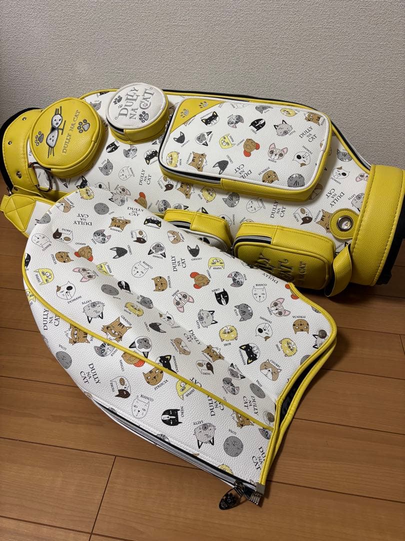 【新品】ダリーナキャット キャディバッグ DN-CB02 イエロー 可愛いい