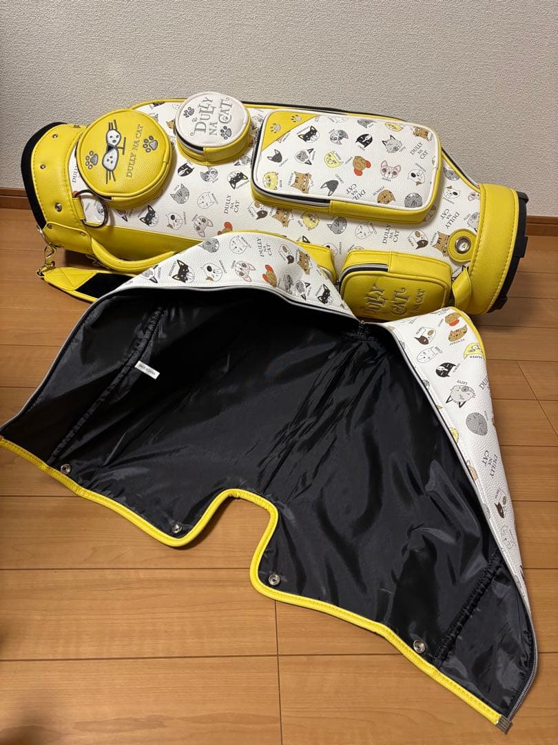 【新品】ダリーナキャット キャディバッグ DN-CB02 イエロー 可愛いい