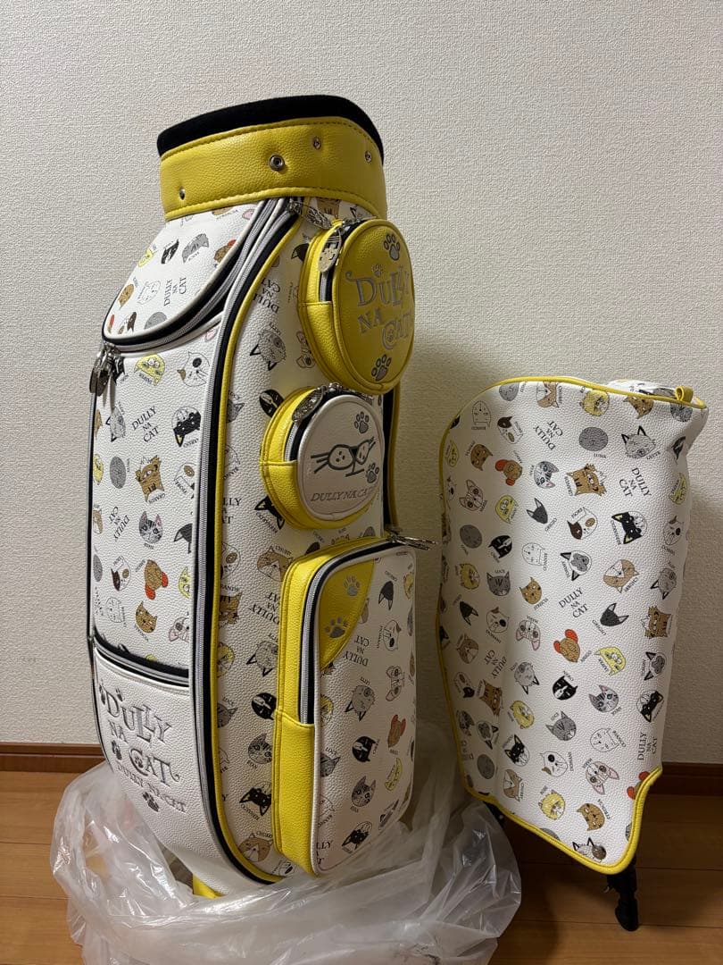 【新品】ダリーナキャット キャディバッグ DN-CB02 イエロー 可愛いい