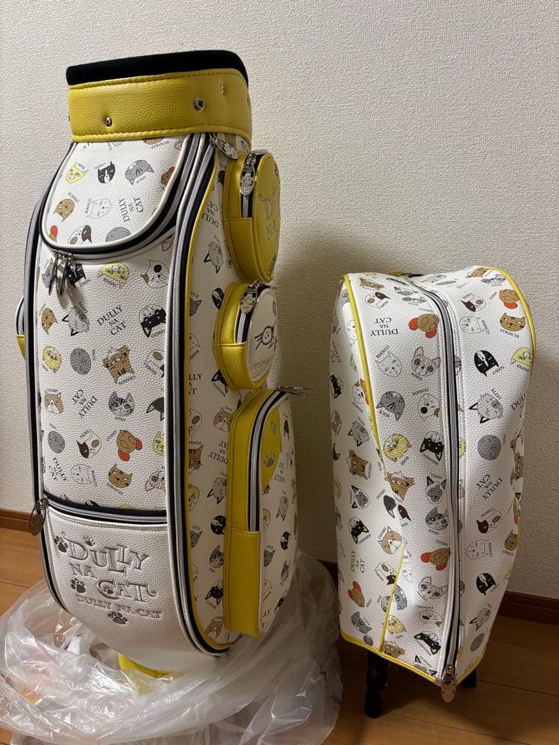 【新品】ダリーナキャット キャディバッグ DN-CB02 イエロー 可愛いい