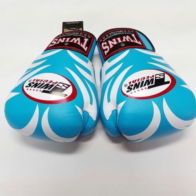 新品 正規 TWINS 本格ボクシンググローブ 本革製 サイズ選択 T水色