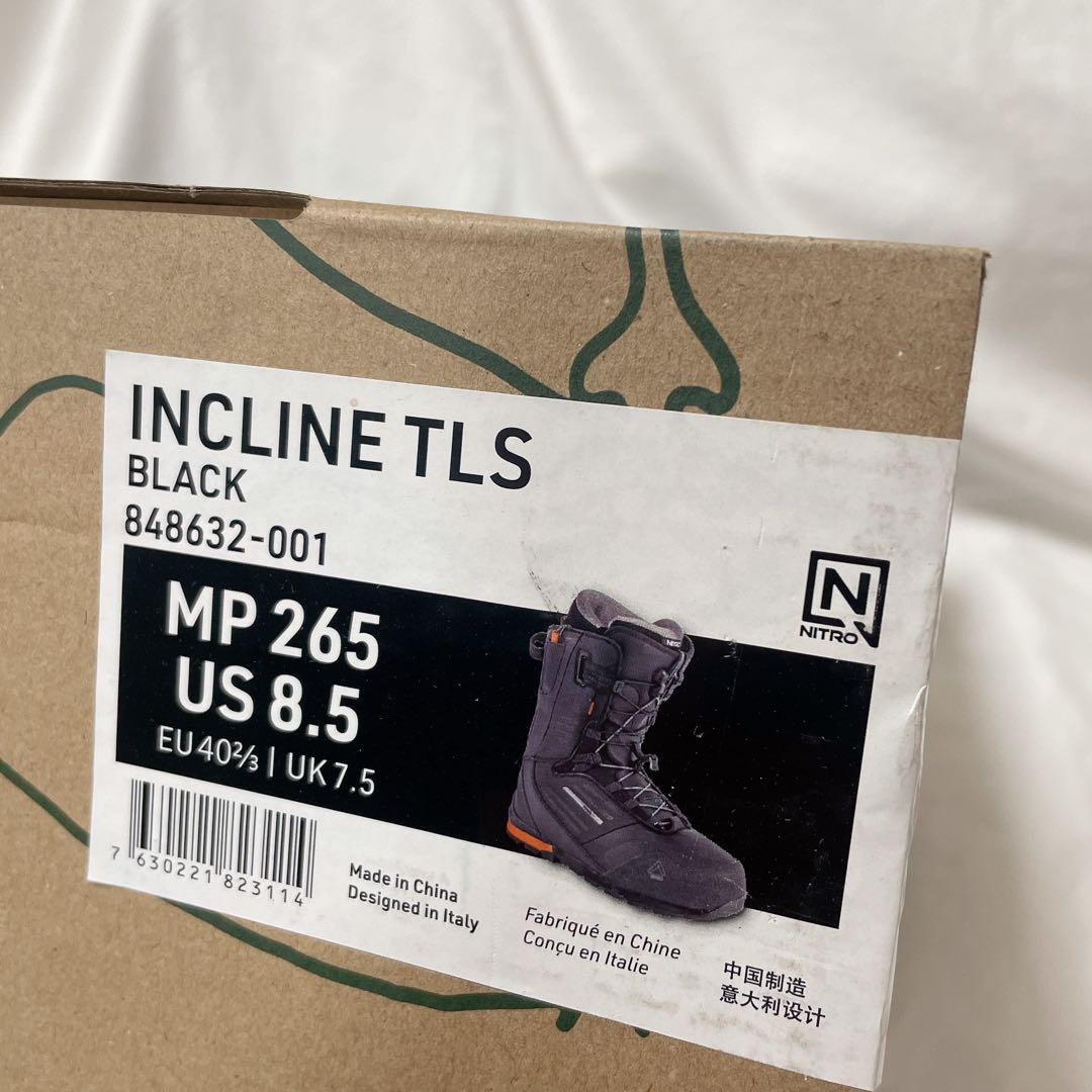 美品NITRO INCLINE TLS 26.5 ナイトロ スノーボードブーツ
