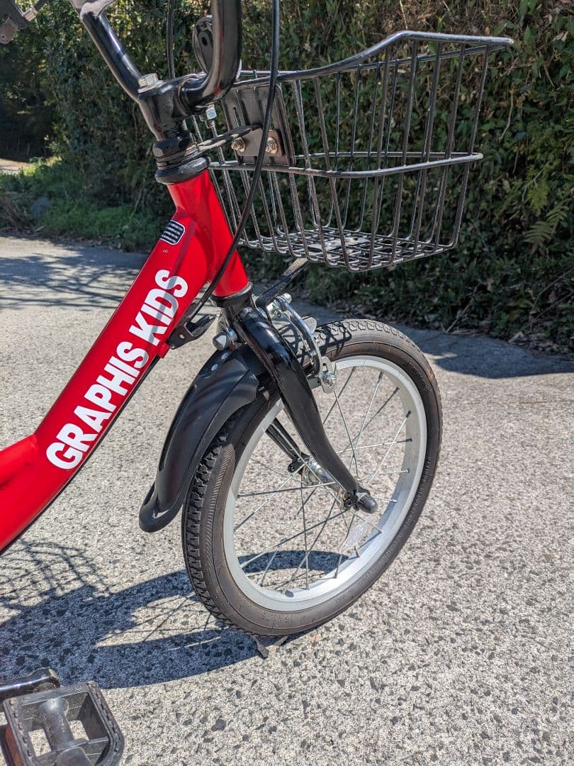 GRAPHIS KIDS 幼児用自転車 レッド 16インチ