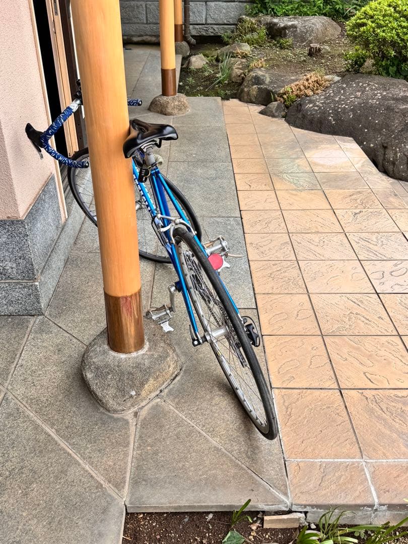 BATTAGLIN 青 ロードバイク サイコン付き