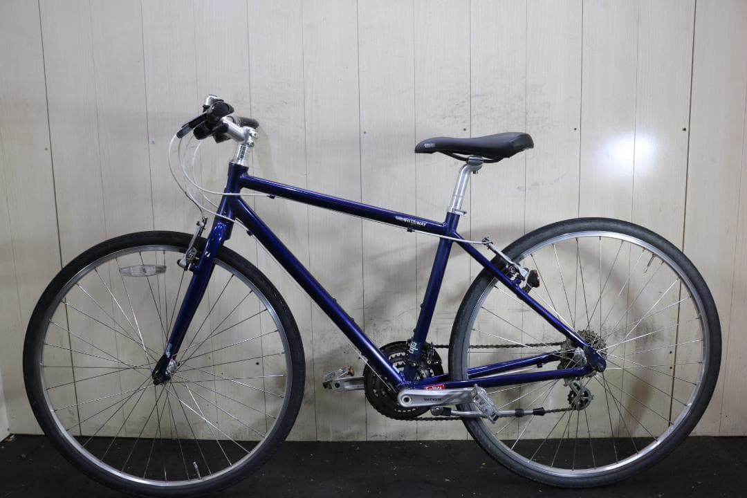 ライトウェイriteway 700C アルミ 24速 460mm 青クロスバイク