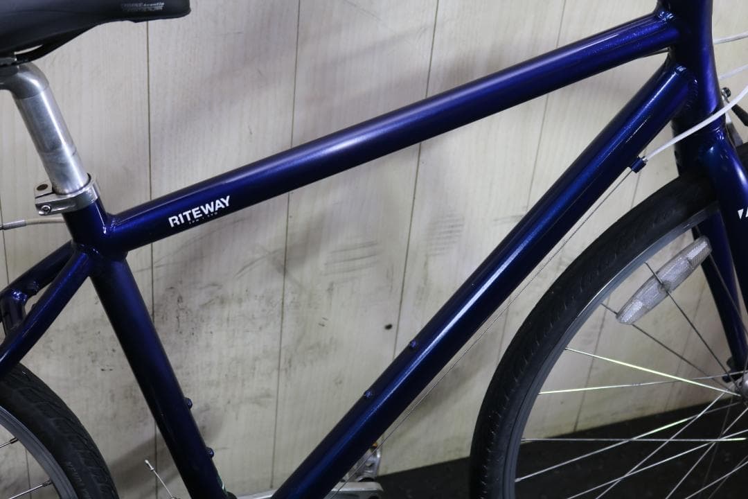 ライトウェイriteway 700C アルミ 24速 460mm 青クロスバイク