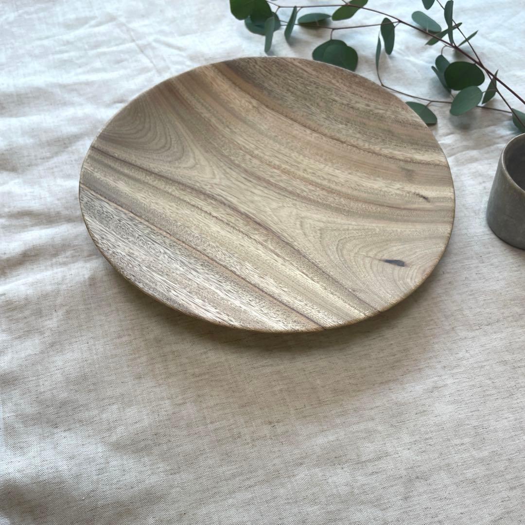 木製プレート　くすのき　大皿　無垢材