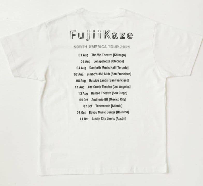 【値下げしました☆】藤井風 ドリンクTシャツ 白 Mサイズ