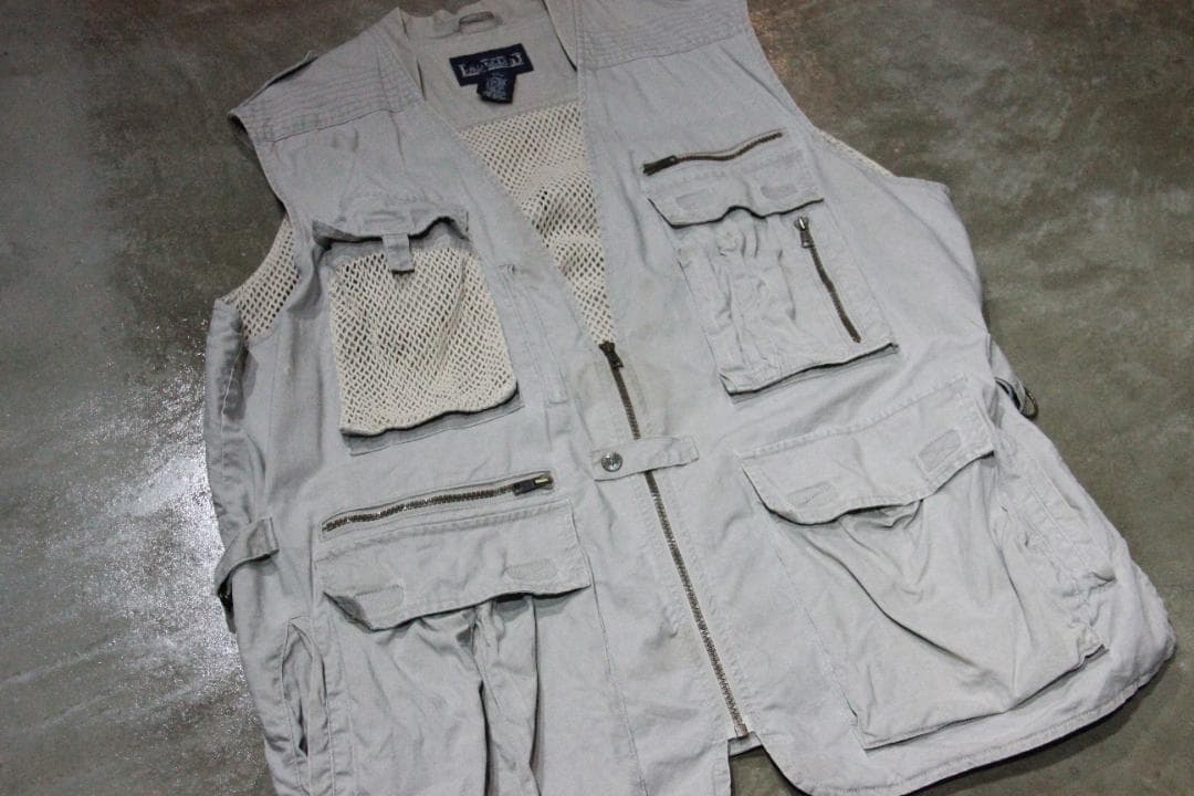 ウェア 90s LAND'S END fisherman vest