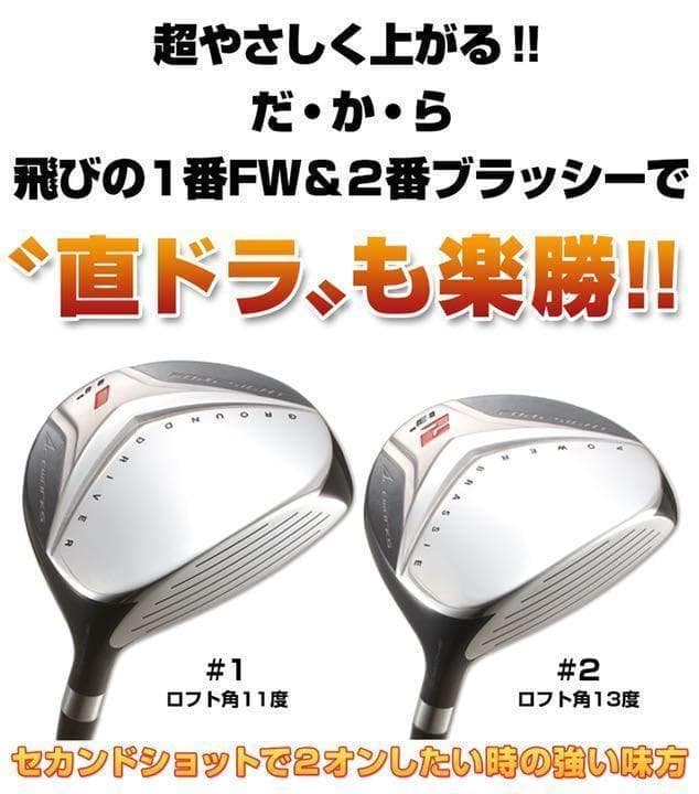 【ヘッド単品】珍しい1.2番も☆ 優しい超大型激飛び2オン兵器 フォーサイトFW