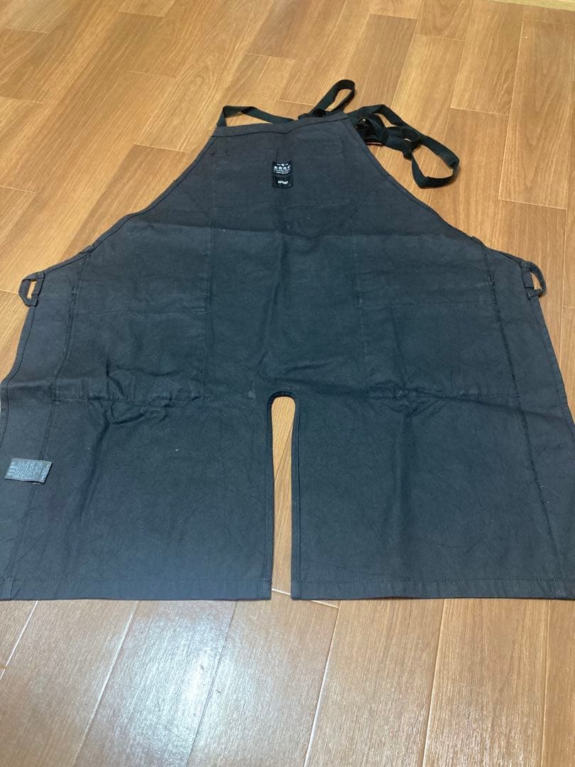 setout 倉敷帆布　キャンバス製ブラックエプロン