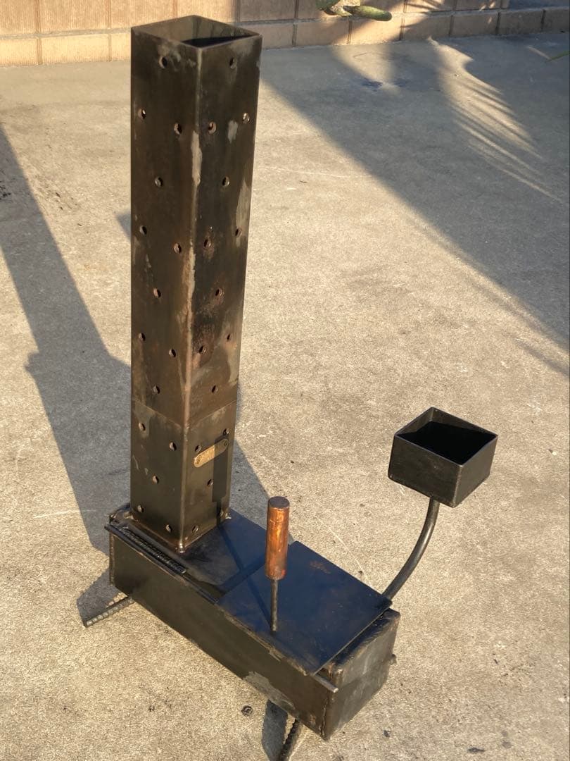 廃油ストーブ ロケットストーブ 自然吸気