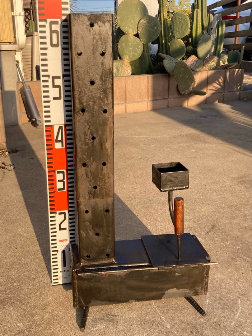 廃油ストーブ ロケットストーブ 自然吸気