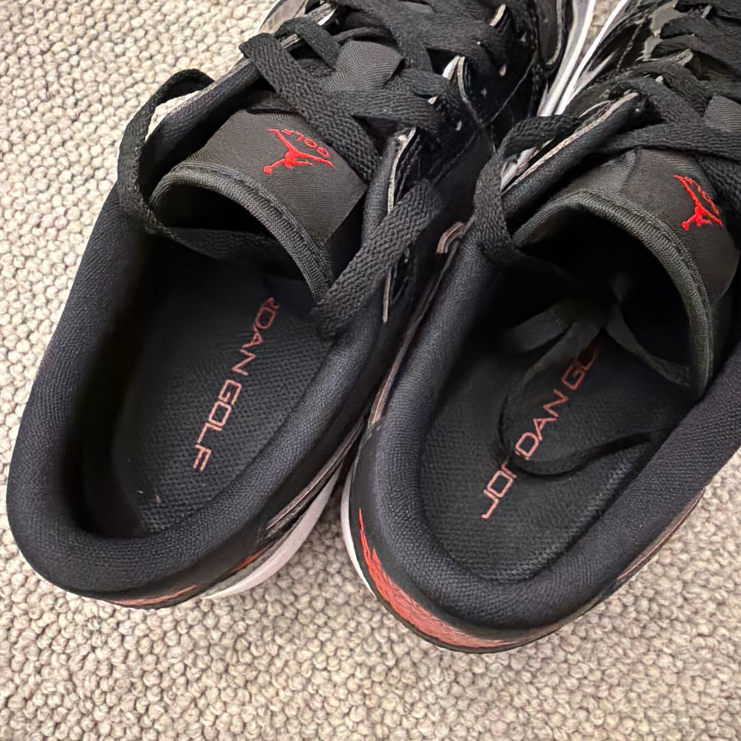 1回着用 NIKE エア ジョーダン 1 LOW G スパイク 27.5