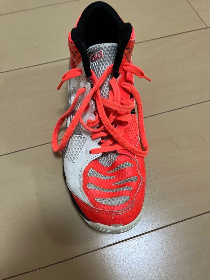 ASICS バレーボールシューズ ピンク／オレンジ