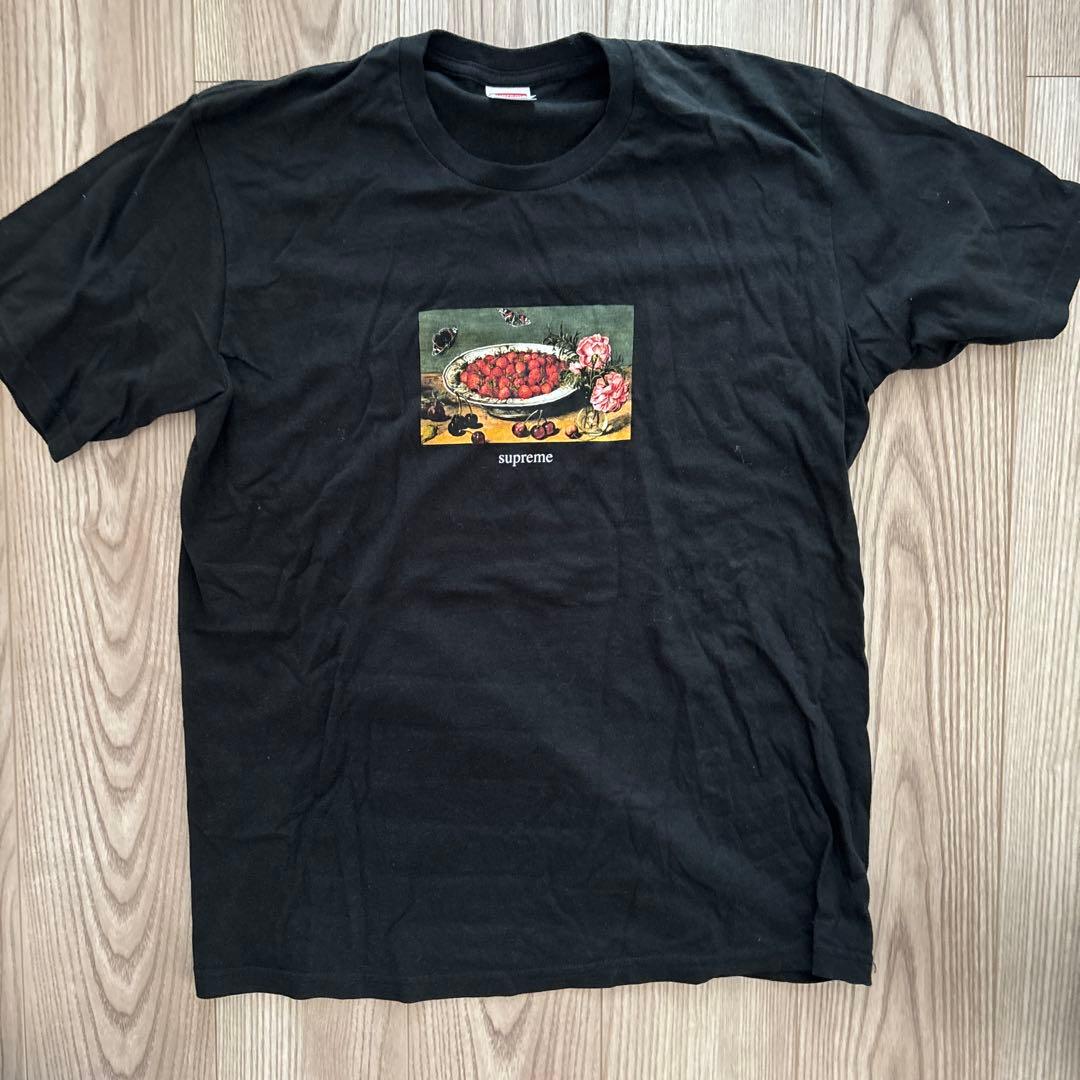 スケートボード Supreme Strawberries Tee \"Black\"