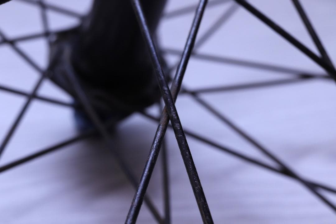 マツケン　BMX 完組フロントホイール 20インチ チタンシャフト 超軽量