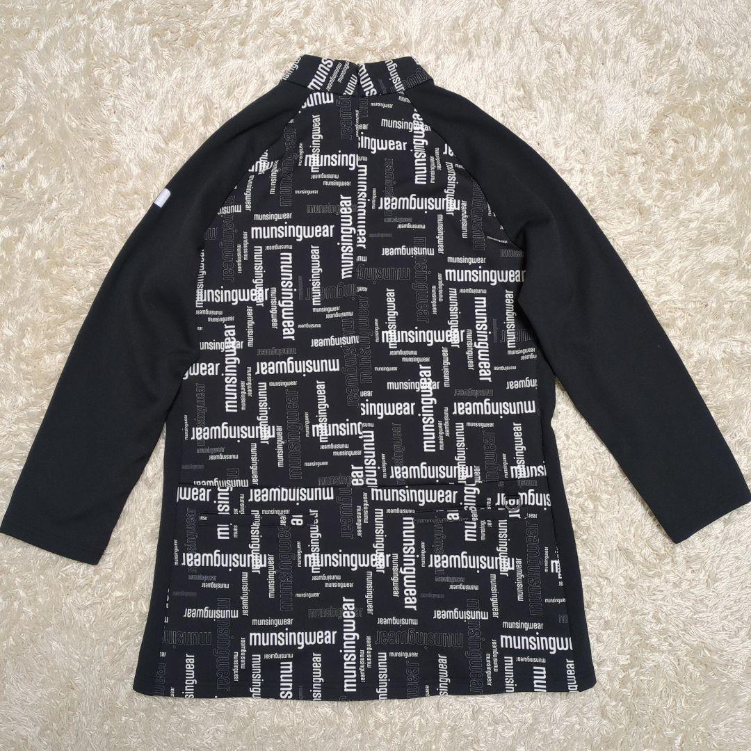 【美品】マンシングウェア ワンピース ゴルフ ブラック レディース LL