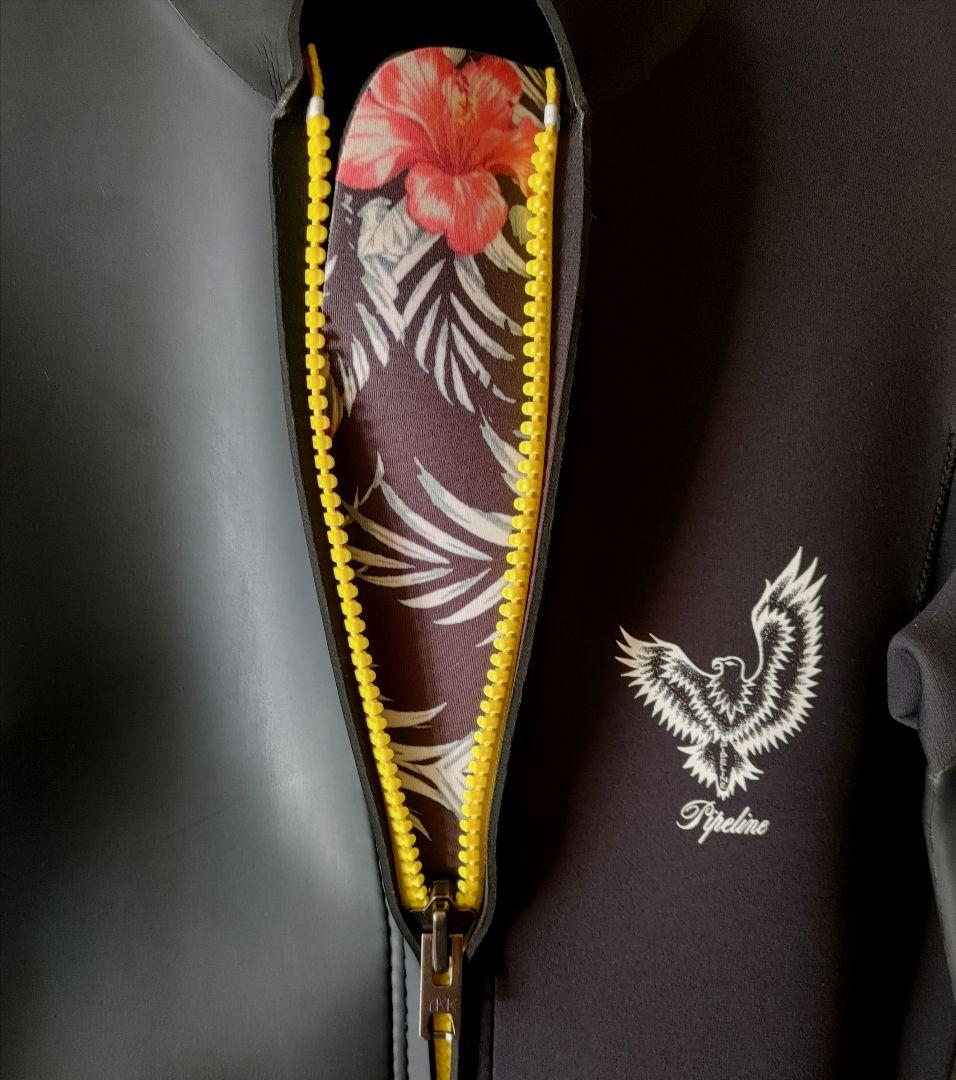 希少 フロントジップ 2mm タッパ―　Pipeline L-C 残り2着