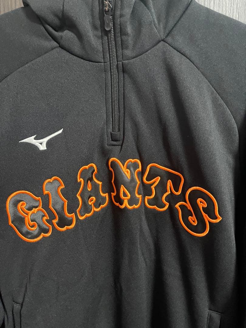 【美品】ミズノプロ　MIZUNO PRO ハーフジップ　ジャケット　巨人　L 黒