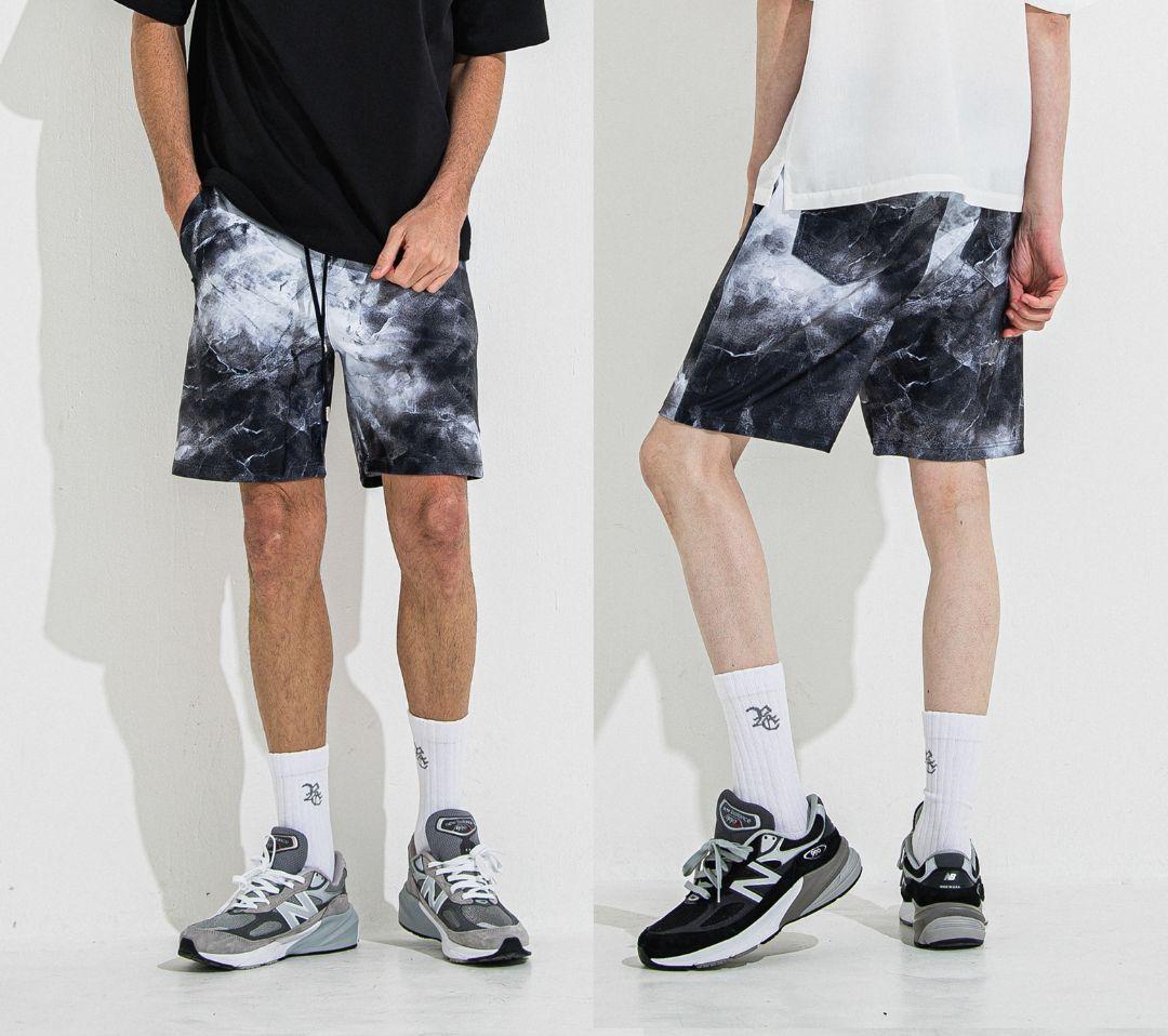 新品　RESOND CLOTHING　セットアップ　ラッシュガード　マーブル柄