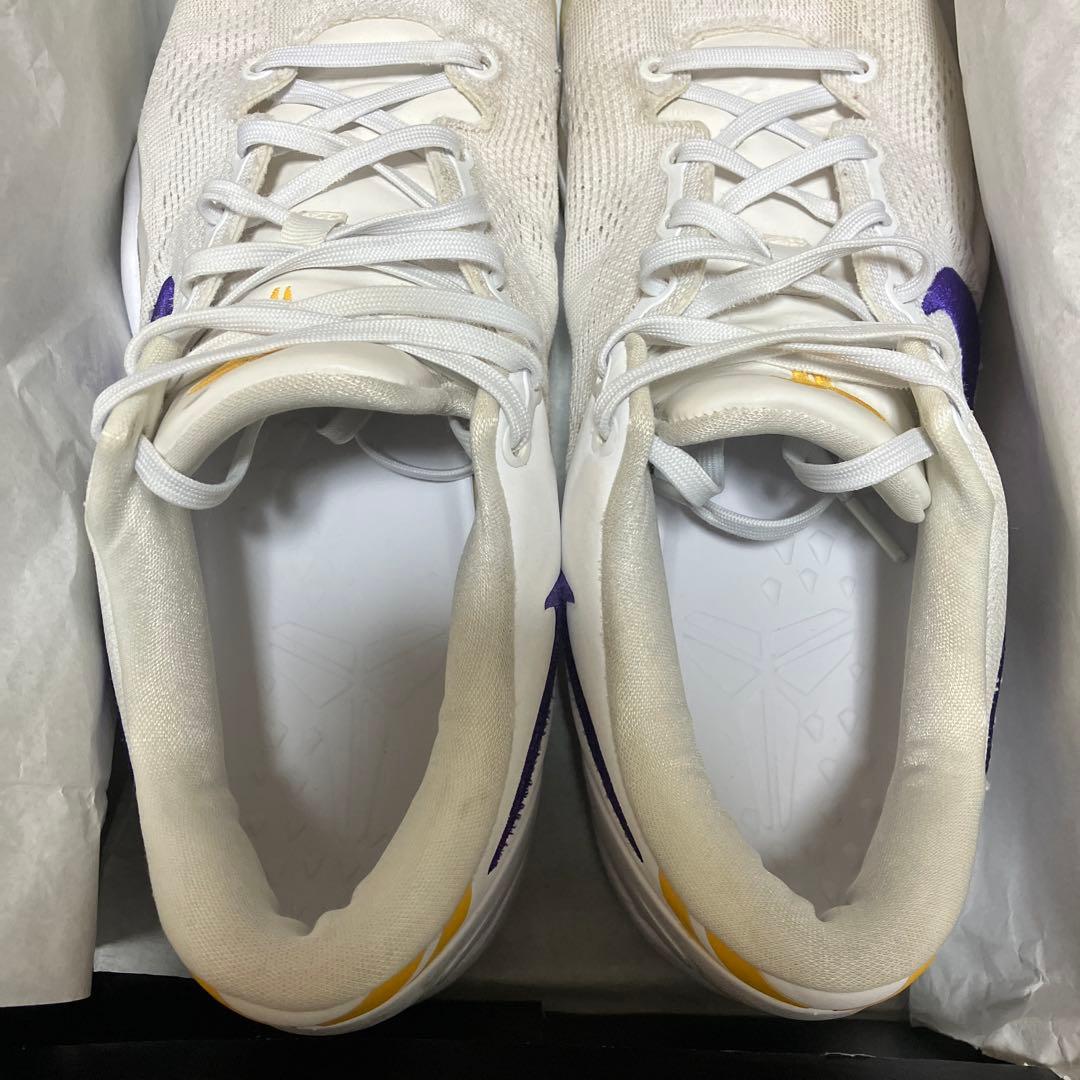 早い者勝ち【鑑定品】Kobe8 protro white/purple