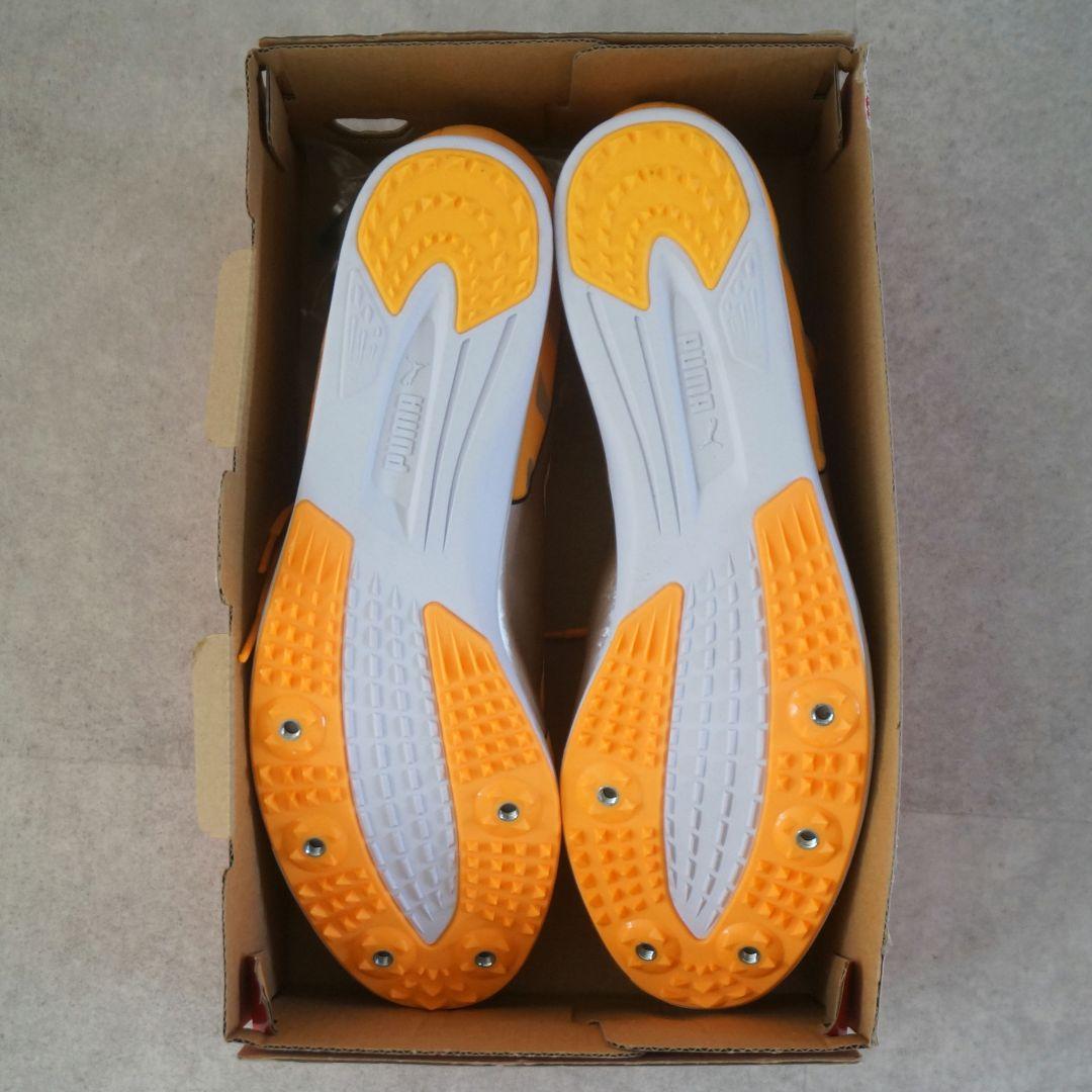 【訳あり】PUMA スパイク・シューズ オレンジ
