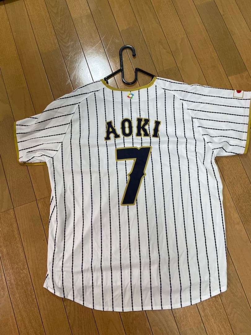 【美品】侍ジャパン　WBC2017 青木宣親　ユニフォーム　L-O