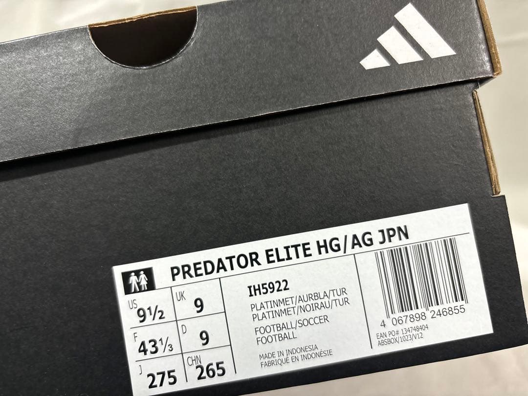 adidas predator elite hg ag 27.5 プレデター