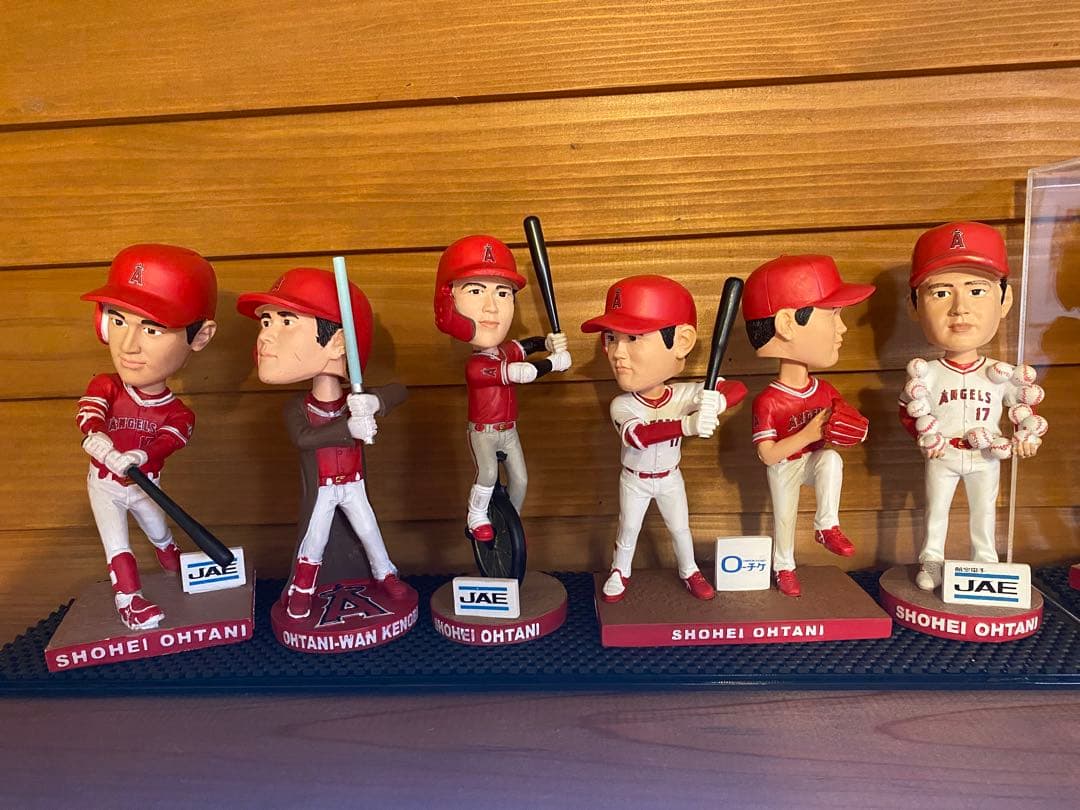 大谷翔平 ボブルヘッド 5体set USED！ 正規品！ エンジェルス球場限定品