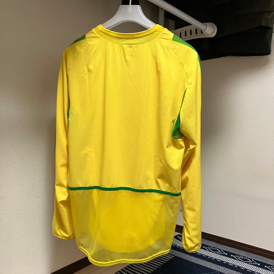 ブラジル代表 2002 ホーム ユニフォーム 長袖 選手仕様