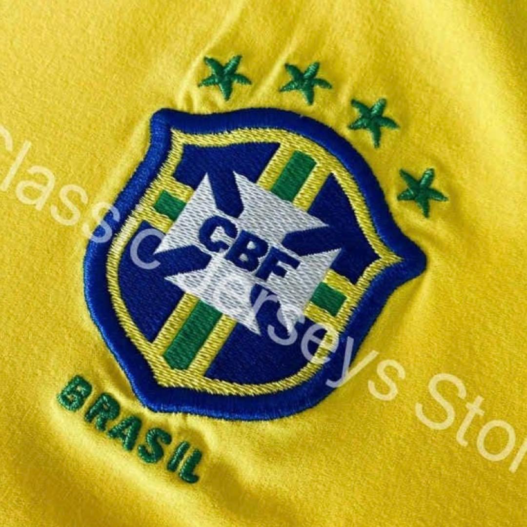 ブラジル代表 2002 ホーム ユニフォーム 長袖 選手仕様